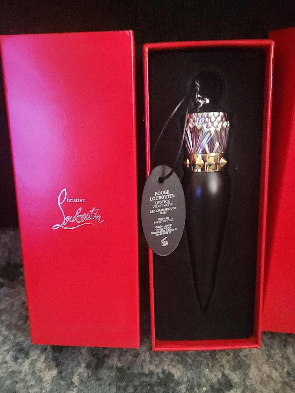 Christian Louboutin Lipstick Signature Logo. $60 EACH 3 AVAIL $150 FOR 3.